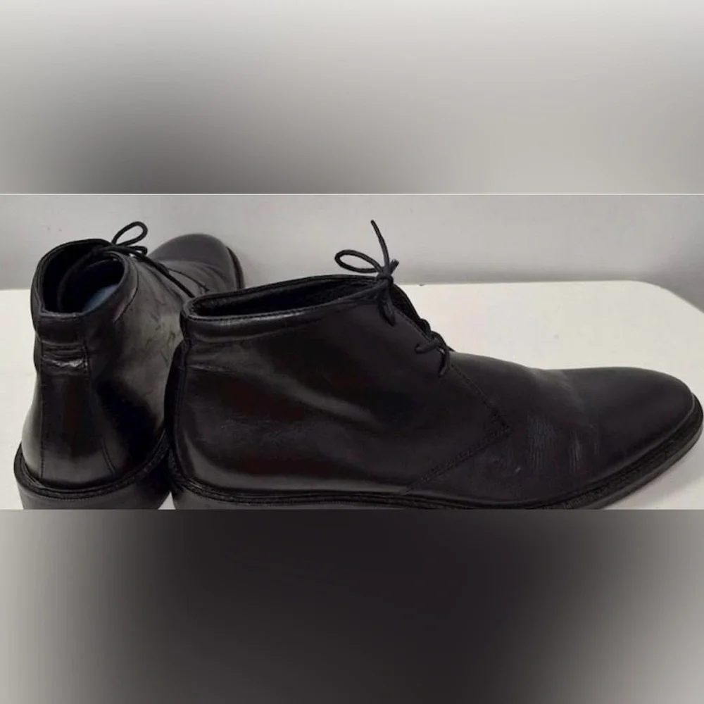 Gordon Rush Black Leather Chukka Boots | Size 9.5 | Weston Style 102064